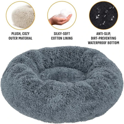 Cloudy Paws™ Super Soft Pet Round Bed