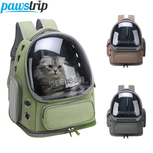 Cloudy Paws™ Transparent Pet Carrier Bag