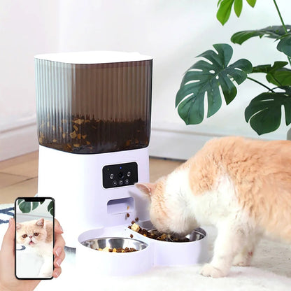 Cloudy Paws™ Automatic Cat Feeder With Camera