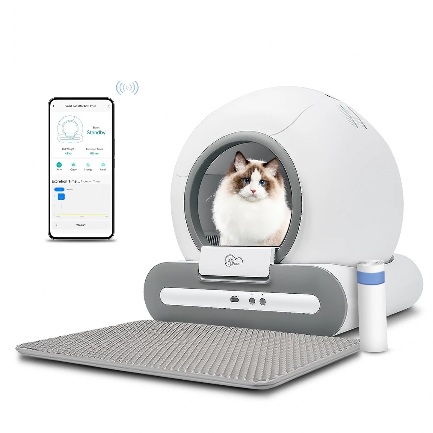 Cloudy Paws™ Automatic Self-Cleaning Cat Litter Box