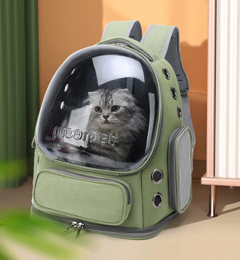 Cloudy Paws™ Transparent Pet Carrier Bag