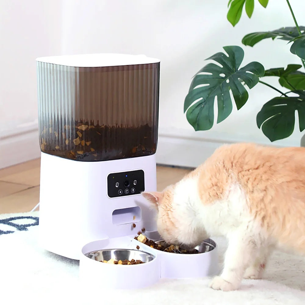 Cloudy Paws™ Automatic Cat Feeder With Camera