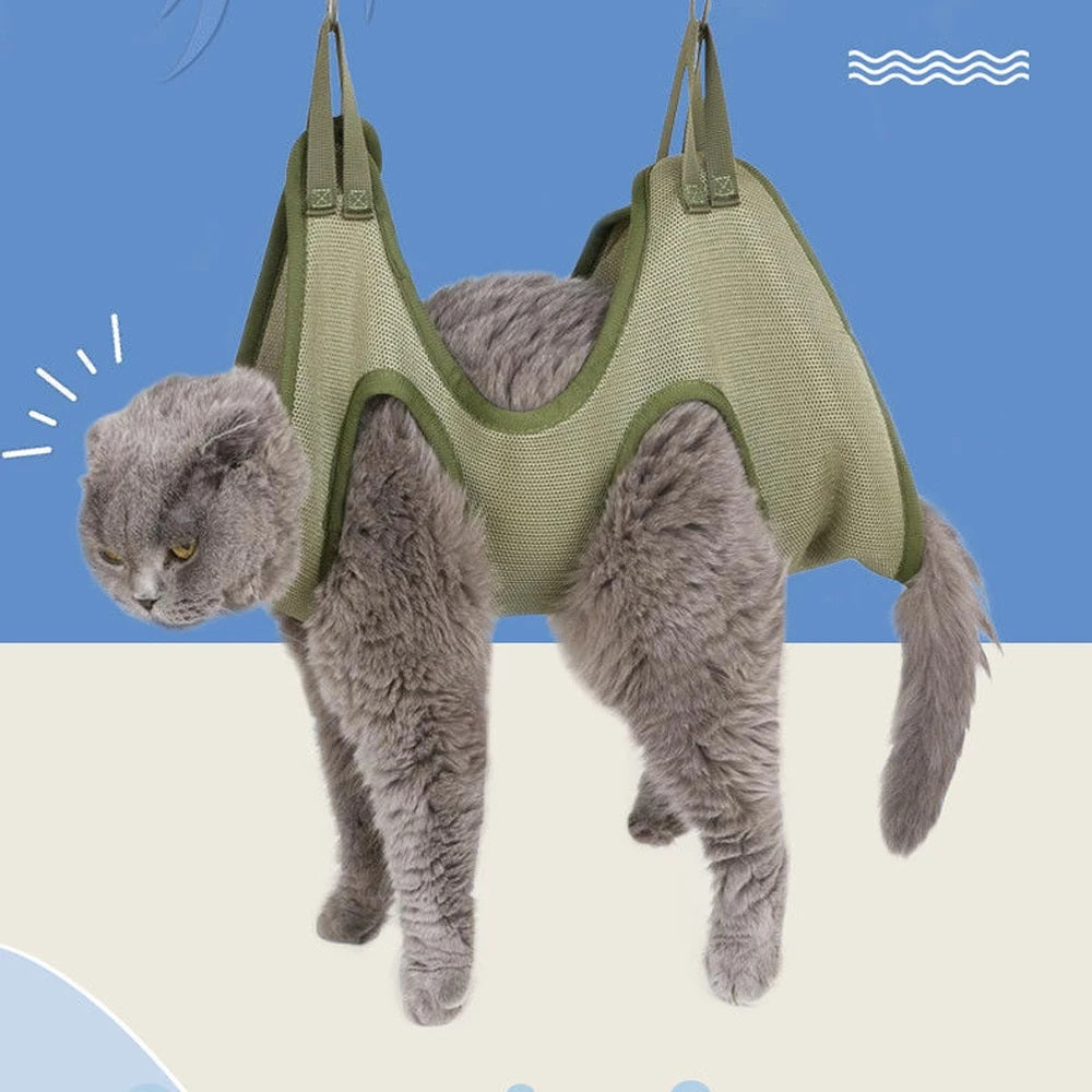 Cloudy Paws™ Cat Grooming Hammock