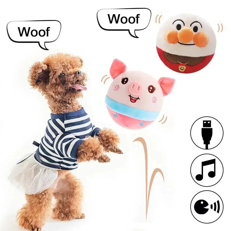 Cloudy Paws™ Bouncing Pig Interactive Toy for Pet