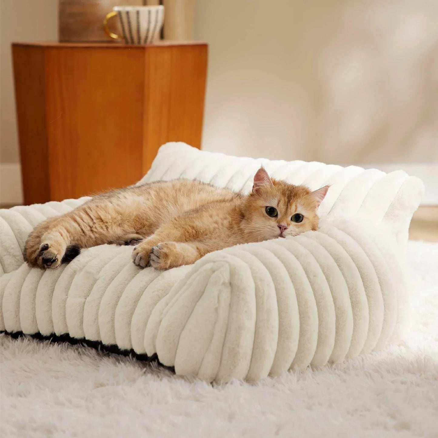 Cloudy Paws™ Luxury Cat Bed Sofa