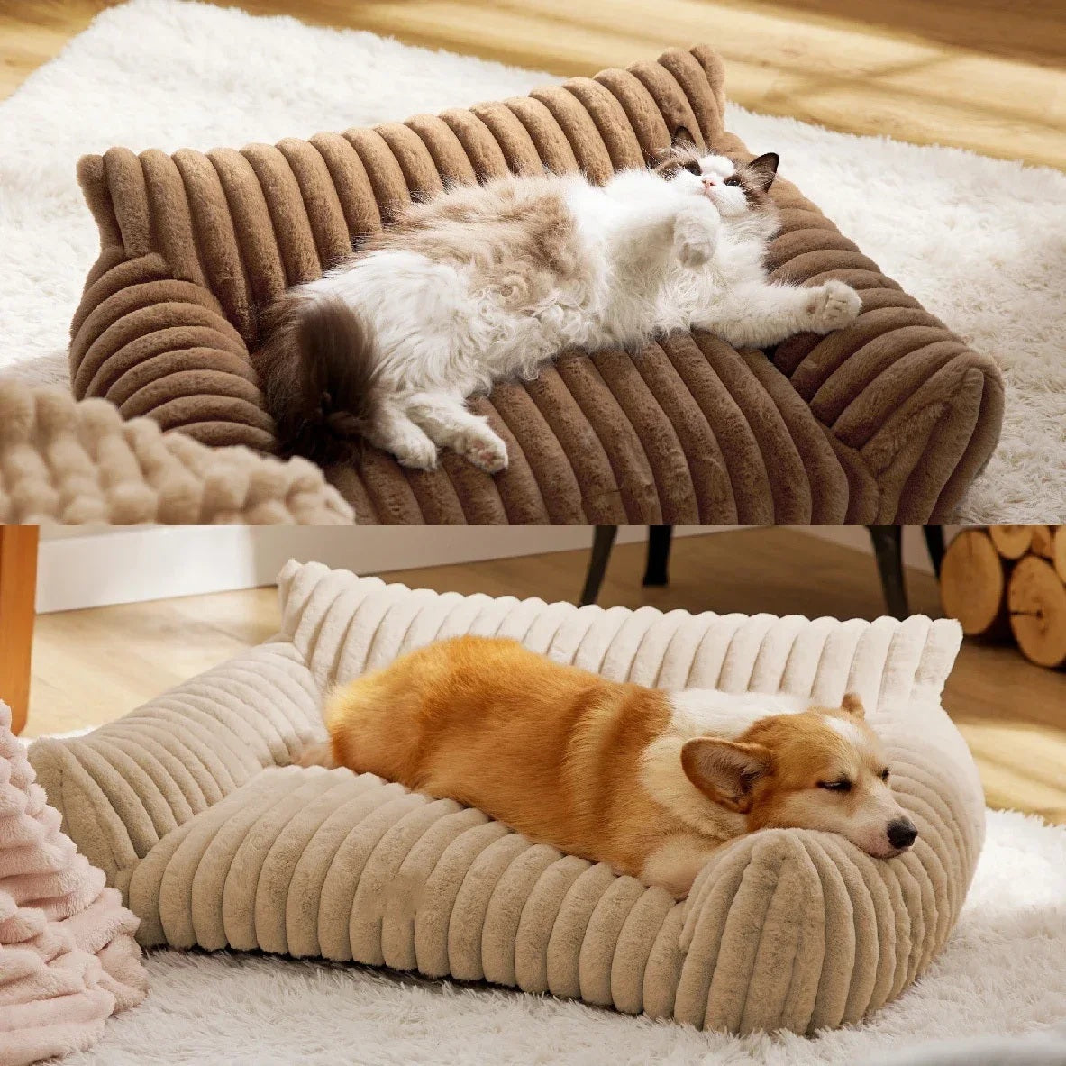 Cloudy Paws™ Luxury Cat Bed Sofa