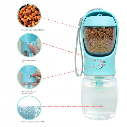 Cloudy Paws™ Portable Pet Water Bottle