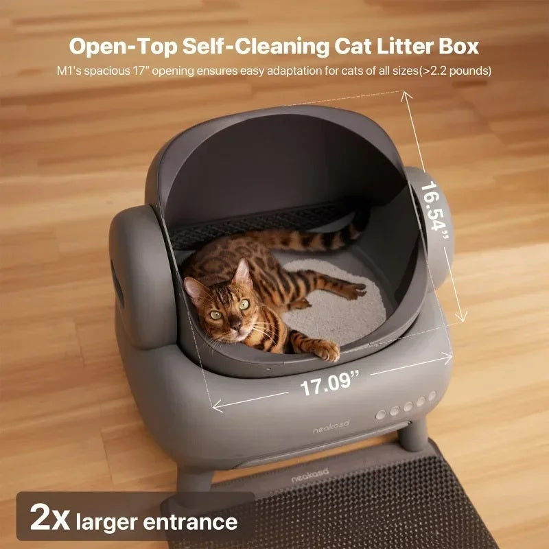 Cloudy Paws™ Self-Cleaning Cat Litter Box