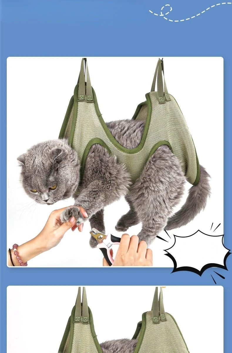 Cloudy Paws™ Cat Grooming Hammock