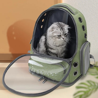 Cloudy Paws™ Transparent Pet Carrier Bag