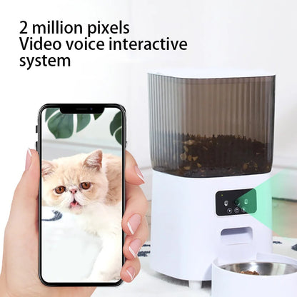 Cloudy Paws™ Automatic Cat Feeder With Camera