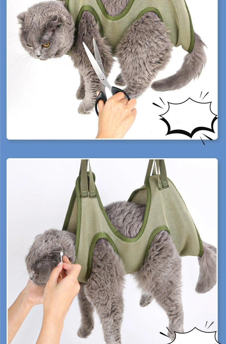 Cloudy Paws™ Cat Grooming Hammock