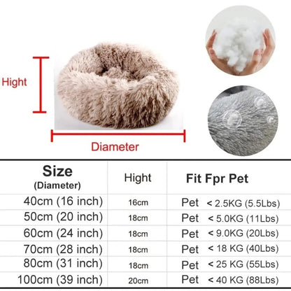 Cloudy Paws™ Super Soft Pet Round Bed