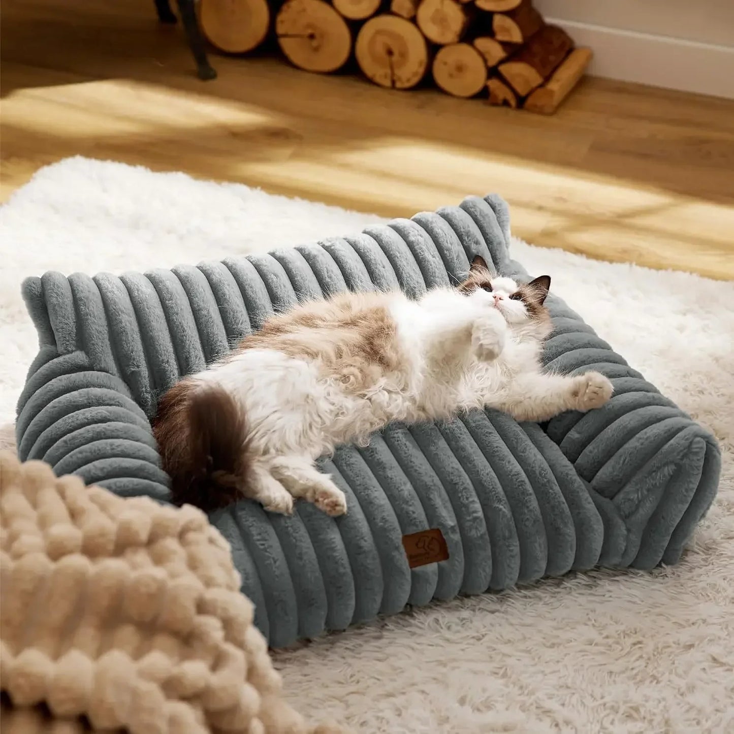 Cloudy Paws™ Luxury Cat Bed Sofa