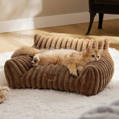 Cloudy Paws™ Luxury Cat Bed Sofa