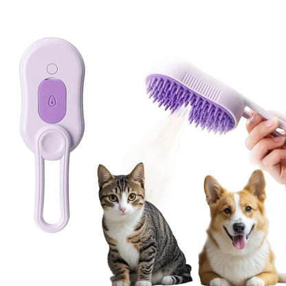 Cloudy Paws™ Pet Steamy Brush